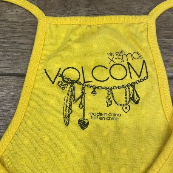 Volcom Stone Chick-N-StrappyTank Yellow Tank top - Picture 8 of 8